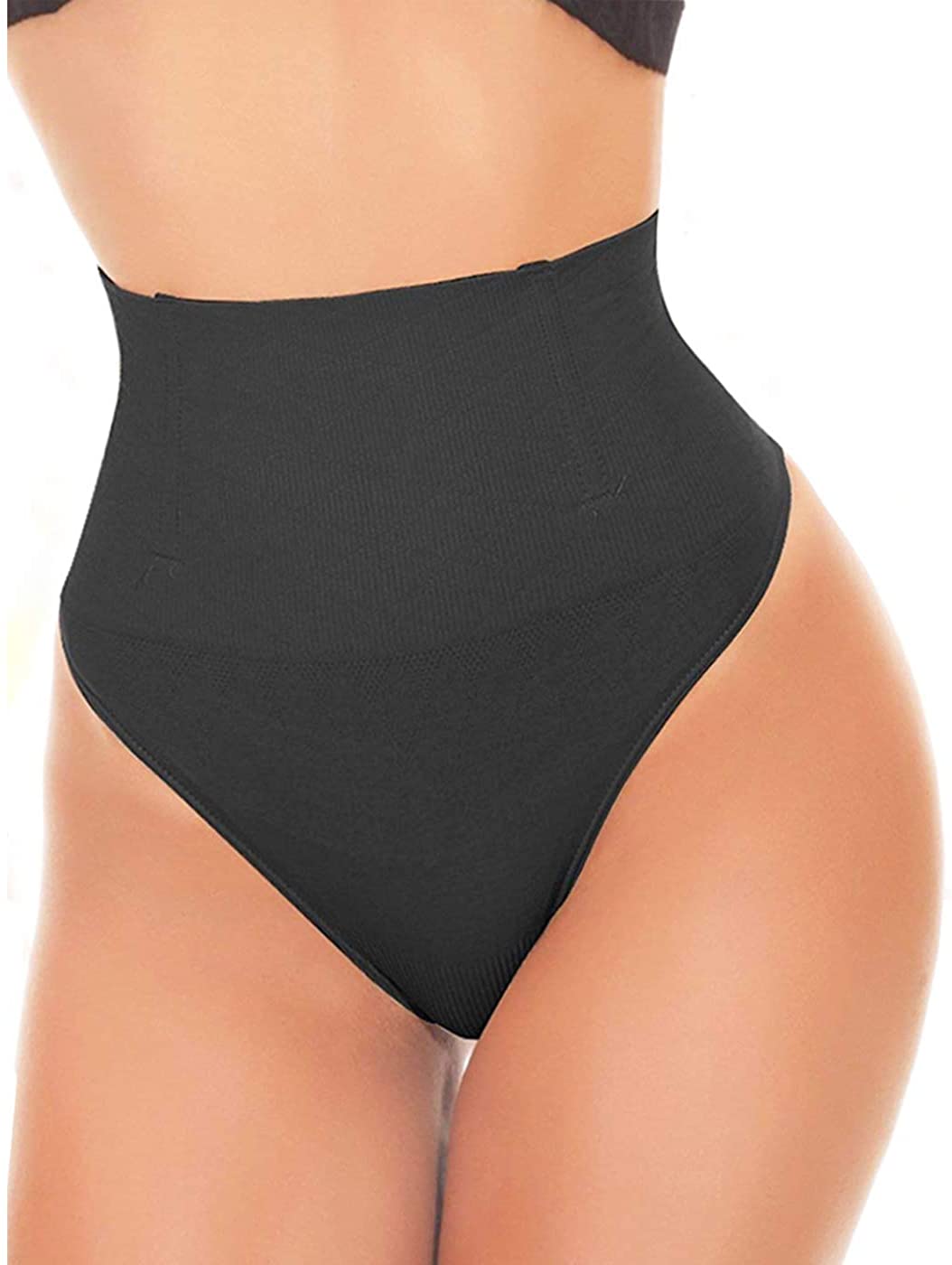 Price:$5.99 SEXYWG Women Waist Cincher Girdle Tummy Control Thong Panty Slimmer Body Shaper at Amazon Women’s Clothing store