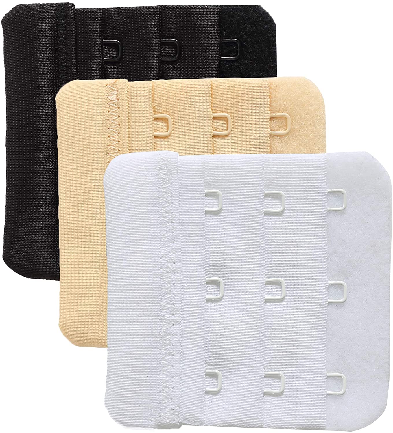 Price:$4.59 Women's Bra Extender 3 Hook Soft Comfortable Bra Strap Extension Pack of 3 at Amazon Women’s Clothing store