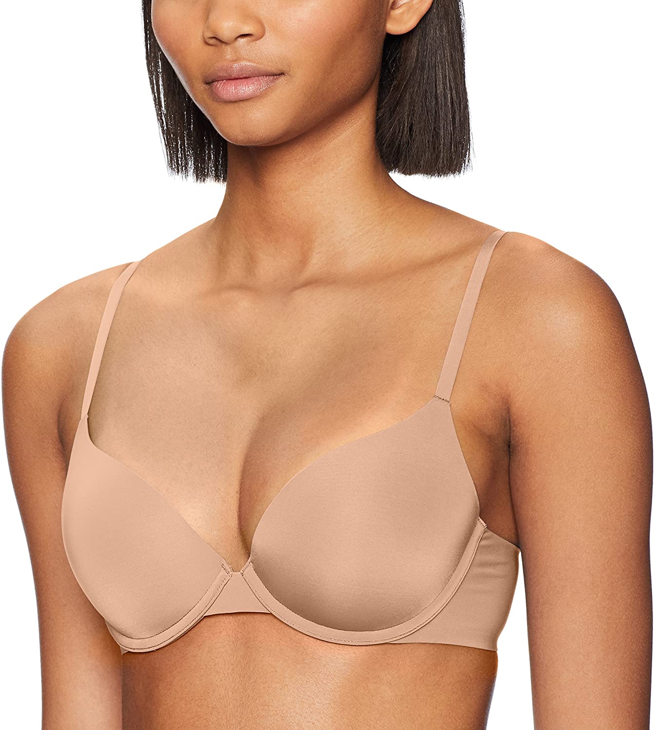 Price:$14.90    Amazon Brand - Mae Women's Uplift Plunge T-Shirt Bra  Clothing