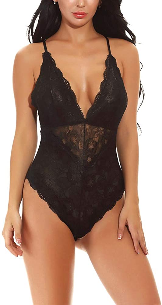 Price:$15.89 Bodysuit Ladies Backless Bodysuit Sexy Nightwear Lace Body String Sleepwear at Amazon Women’s Clothing store
