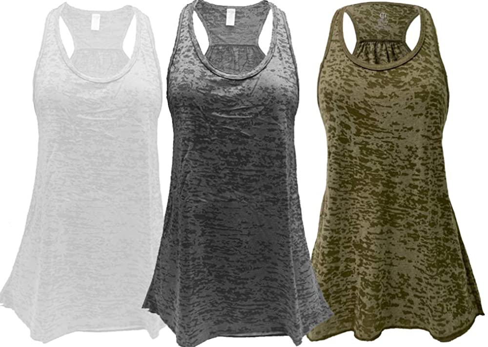 Price:$27.99 Epic MMA Gear Flowy Racerback Tank Top, Regular and Plus Sizes, Pack of 3 at Amazon Women’s Clothing store
