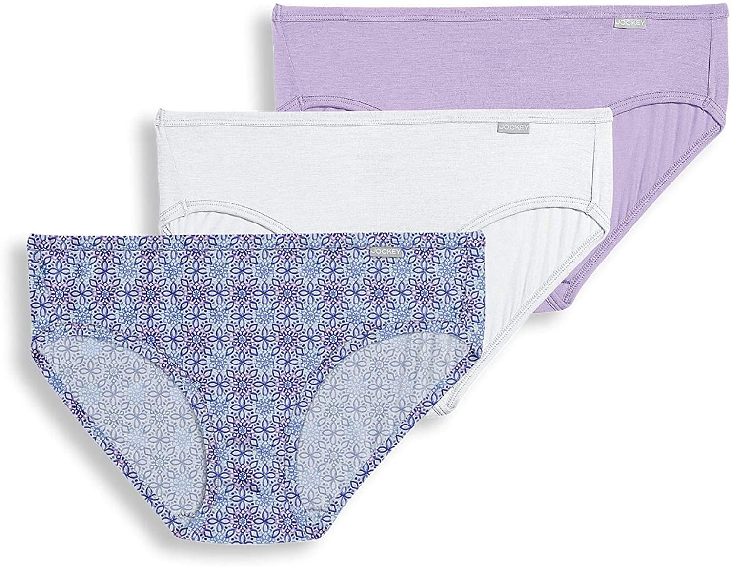 Price:$14.99 Jockey Women's Elance Supersoft Bikini 3-Pack at Amazon Women’s Clothing store