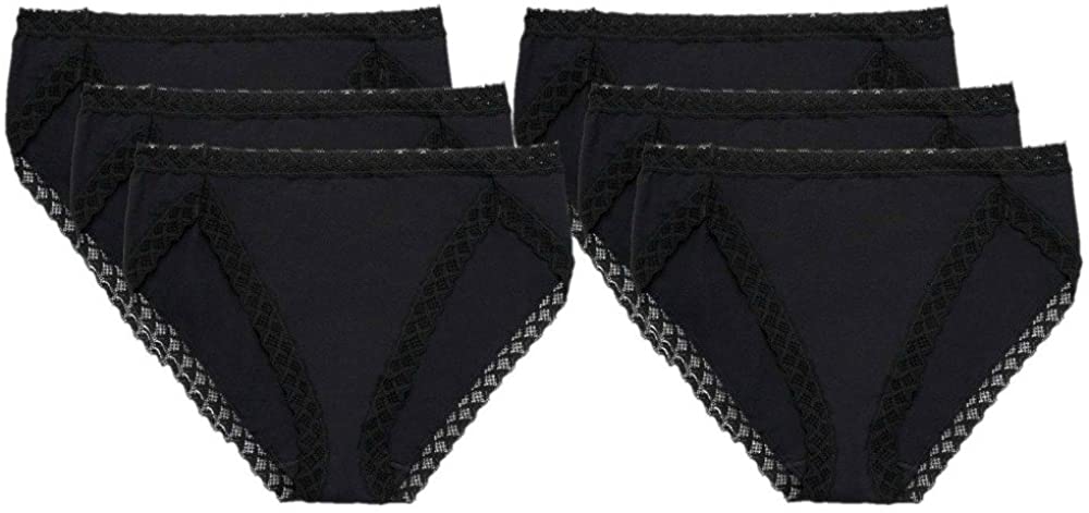 Price:$90.00 Natori Women's Bliss Cotton French Cut 6 Pack Panties 152058P6 at Amazon Women’s Clothing store