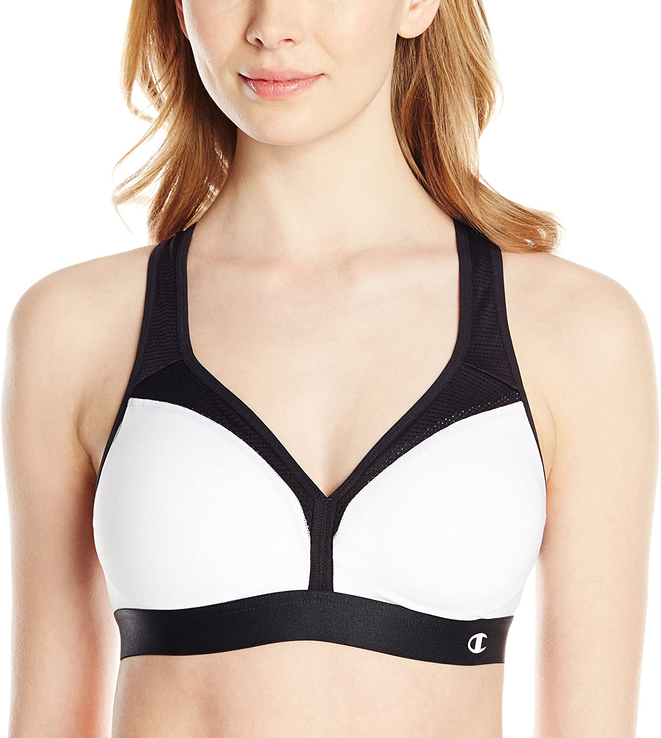 Price:$19.00 Champion Women's Curvy Sports Bra at Amazon Women’s Clothing store
