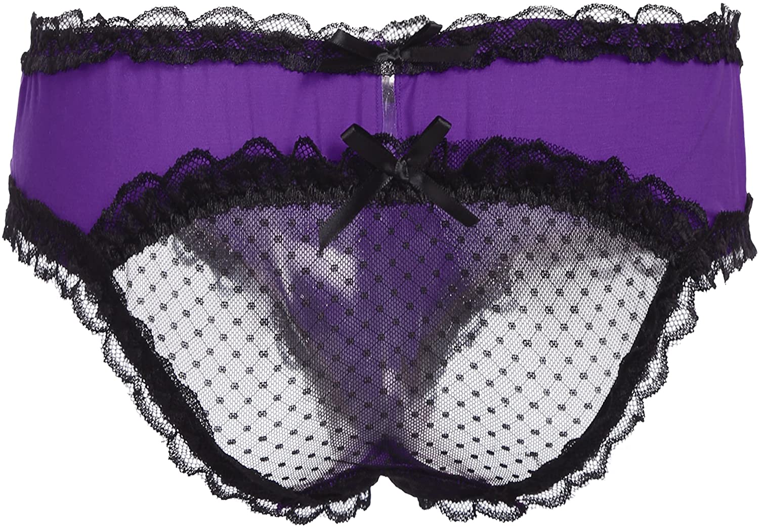 Price:$9.99 ELOVER Women Lace Underwear Soft Hipster Sexy Panties Cotton Briefs Mesh Knickers Lingerie at Amazon Women’s Clothing store