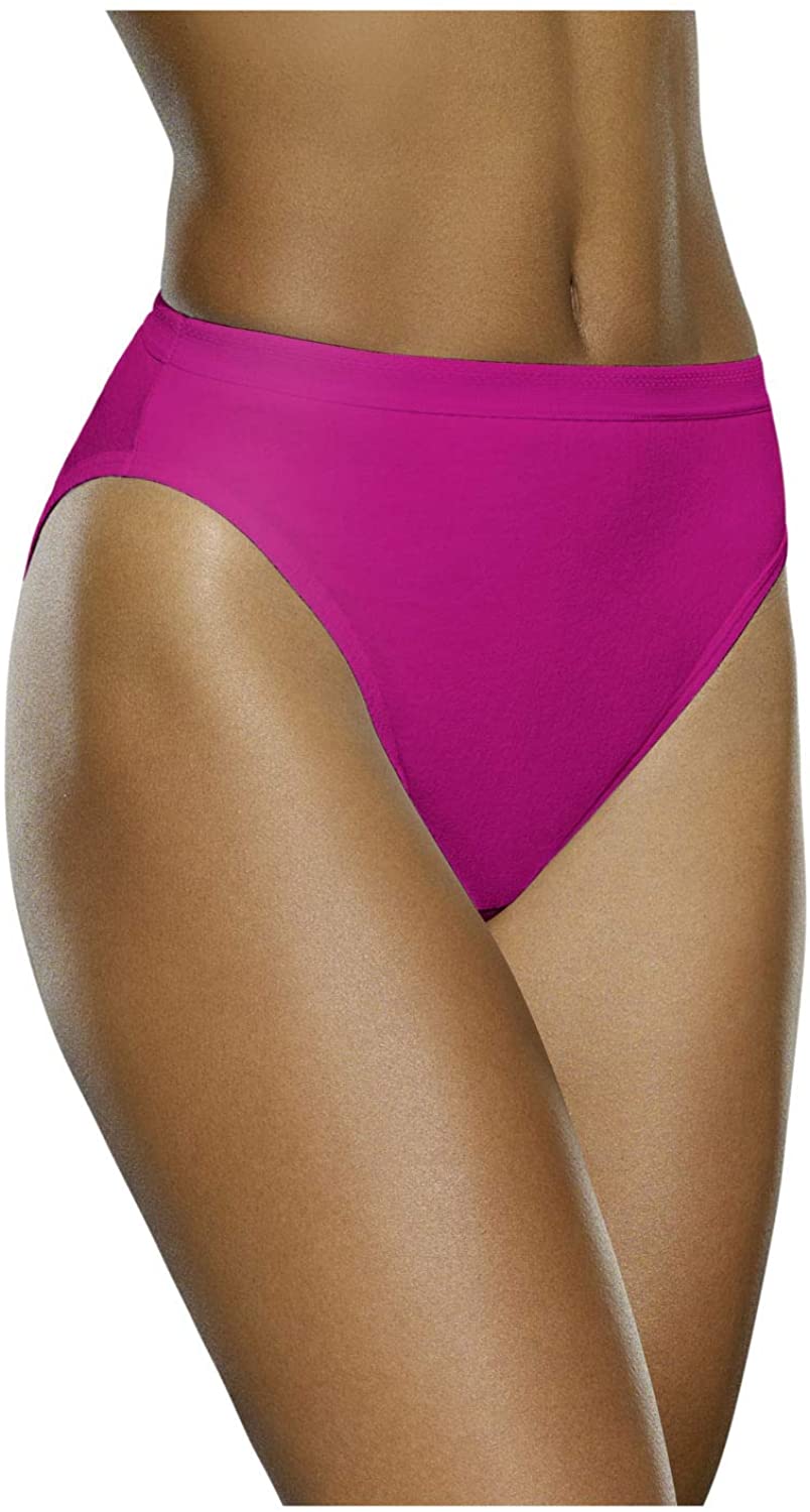 Price:$24.99 Fruit of the Loom Women's 10 Pack Original Cotton Hi-Cut Panties at Amazon Women’s Clothing store