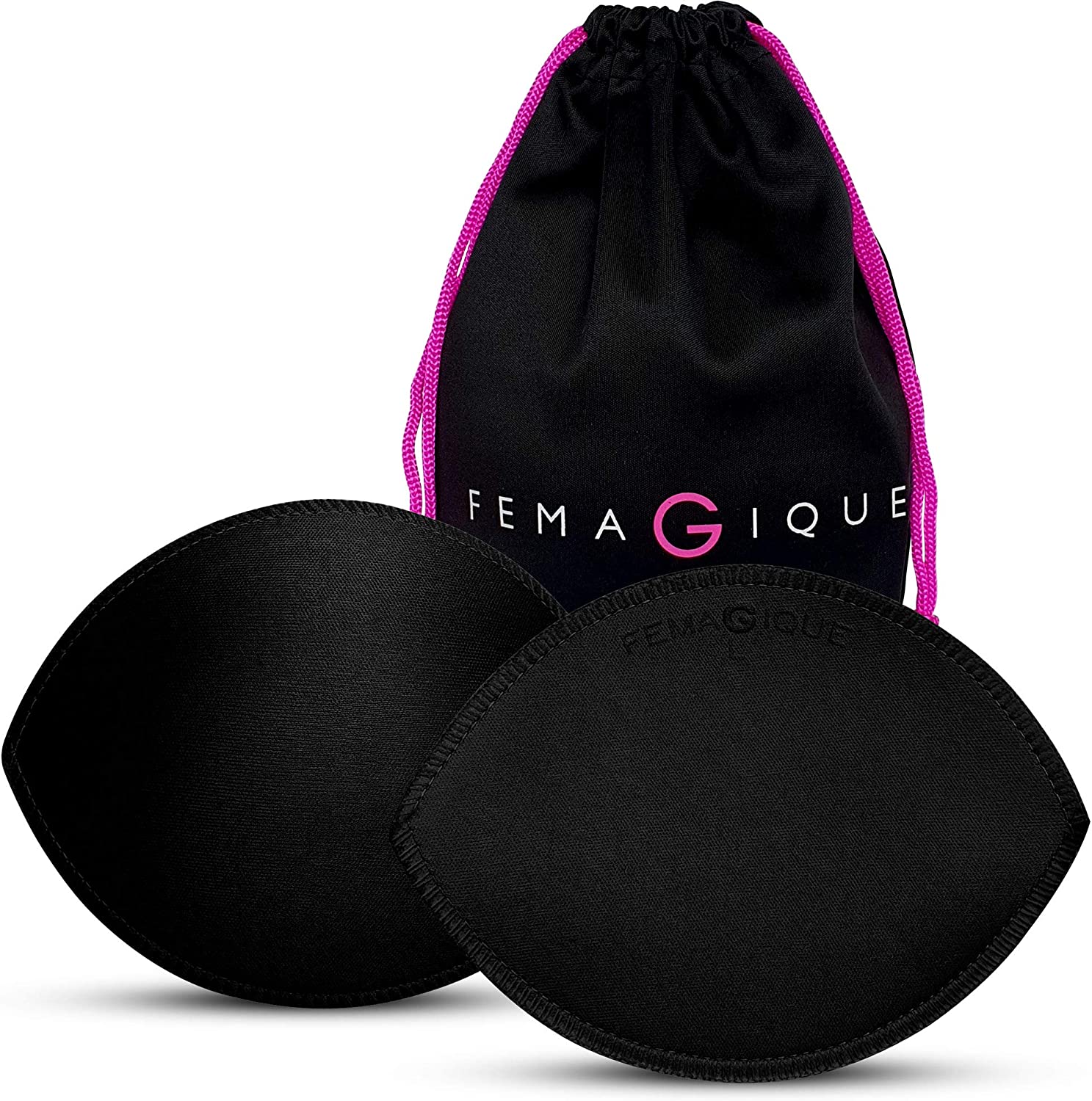 Price:$16.95 Femagique Bra Inserts Push Up Breast Lifting pads Cleavage Enhancer Padding Cups at Amazon Women’s Clothing store