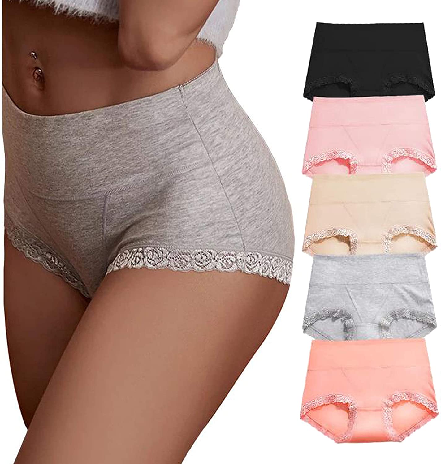 Price:$23.99 OPIBOO Women's Cotton Underwear, Soft Underwear Women Briefs, Ladies Comfort Breathable Underpants Panties at Amazon Women’s Clothing store