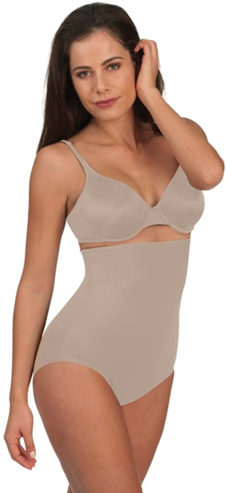 Price:$27.00 Miraclesuit Shapewear Women's Extra Firm Real Smooth Hi-Waist Brief at Amazon Women’s Clothing store