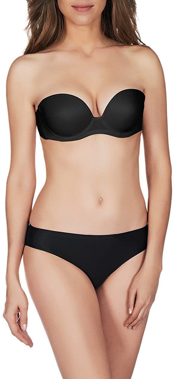 Price:$39.00 Simone Perele Velia Strapless Bra 118302 at Amazon Women’s Clothing store