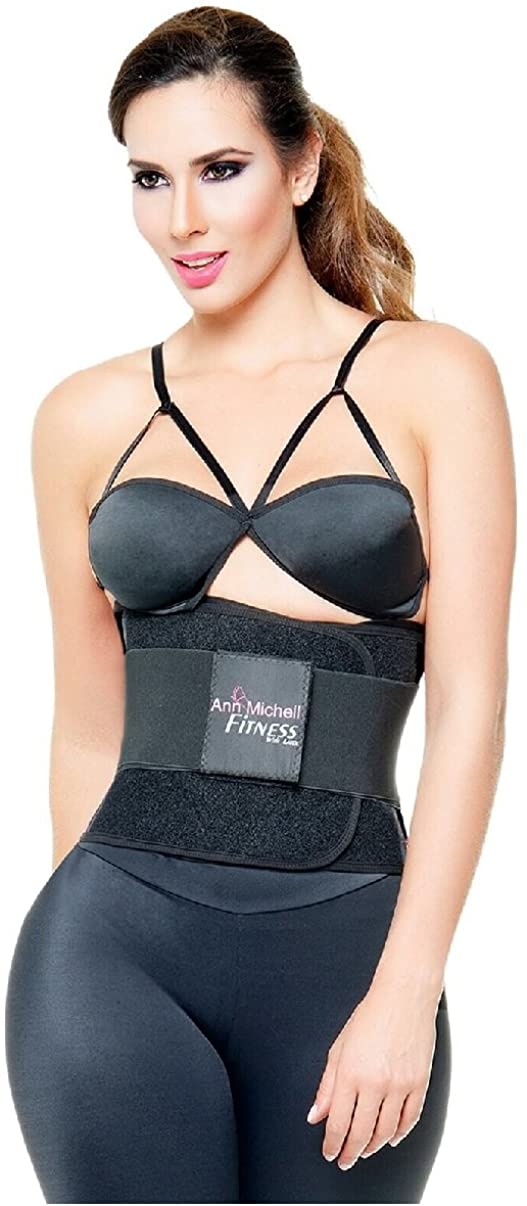 Price:$45.74 Ann Michell 4025 Fitness Latex Belt Waist Cincher 38-Large, Black at Amazon Women’s Clothing store