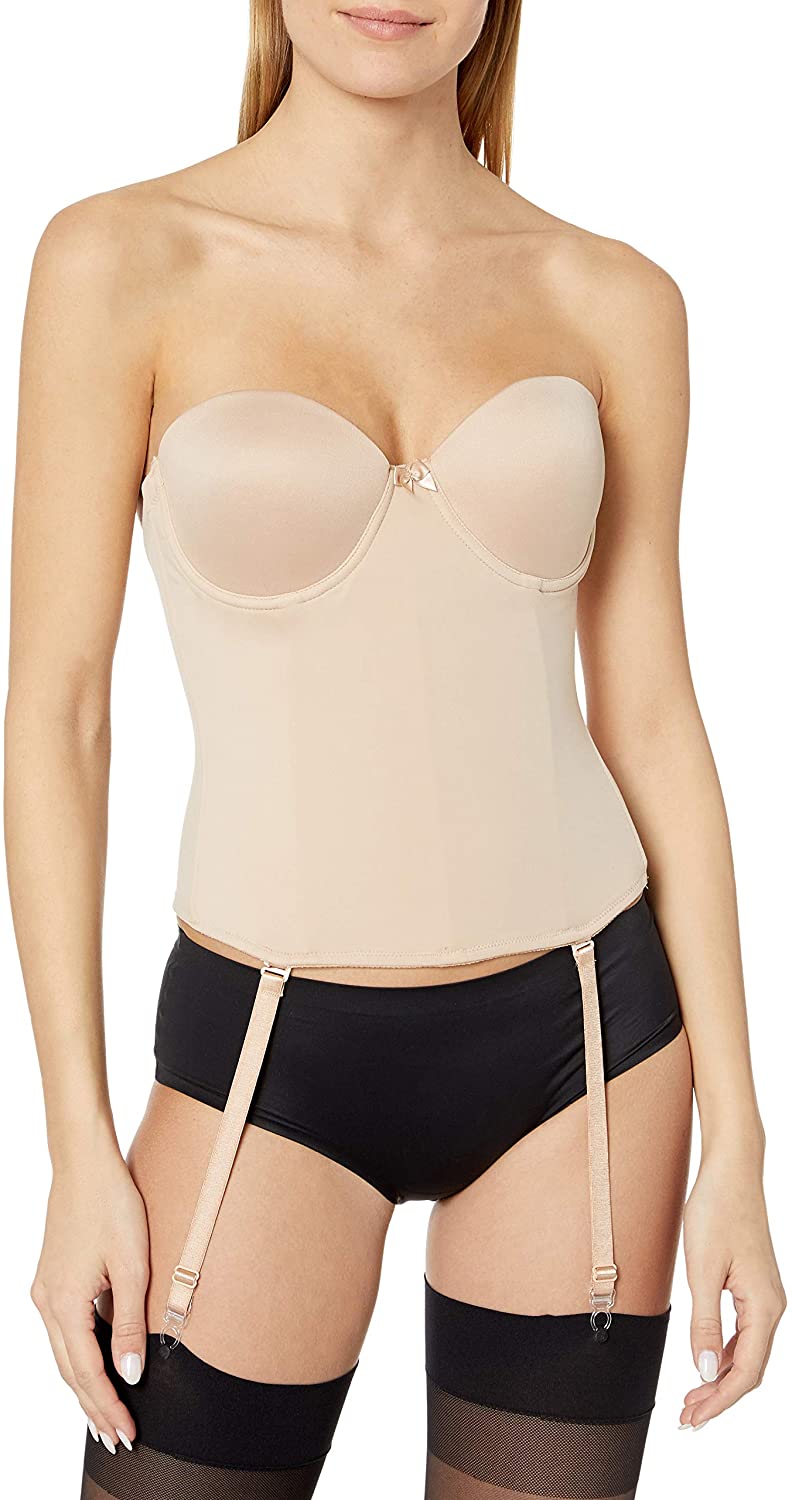 Price:$31.99 Va Bien Women's Ultra-Lift Low Back Bustier at Amazon Women’s Clothing store