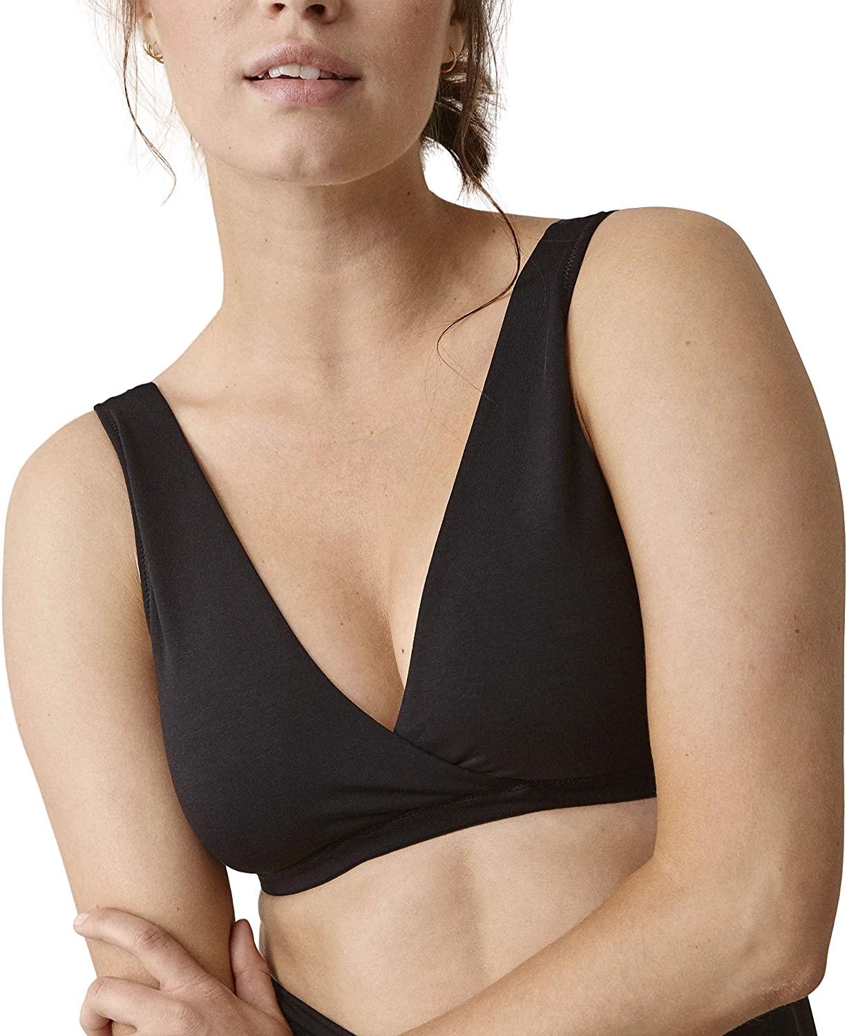 Price:$45.00 BOOB Women's 24/7 Sleeping Maternity Bra Breast-Feeding Nursing Bralette in Sustainable Fabric with Quick Nursing Access at Amazon Women’s Clothing store