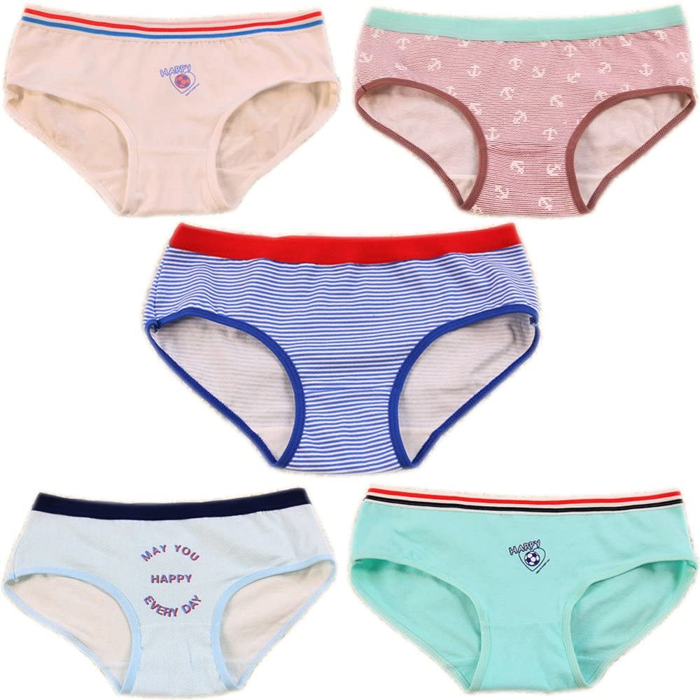 Price:$11.77 OULU Womens/Teen Girls Cotton Brief Underwear Candy Color Lingerie Panty Panties Set, 5 Pack Underwear Nr.818, One Size for 12-16 years old Girls at Amazon Women’s Clothing store