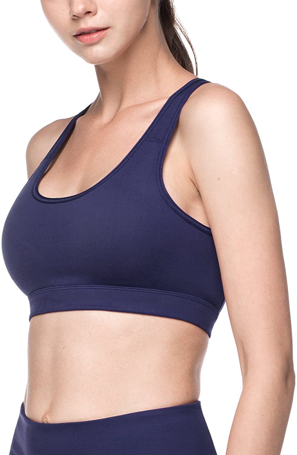 Price:$9.99 LAPASA Women's Sports Bra L07 at Amazon Women’s Clothing store