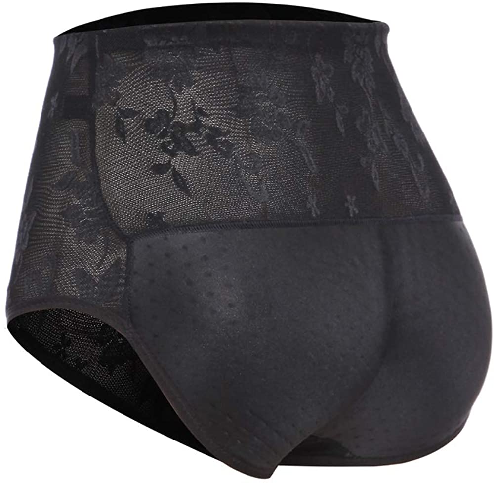 Price:$15.99 Joyshaper Butt Lifter Hip Enhancer Panties Shapewear Padded Briefs Women Control Panty Body Shaper Underwear at Amazon Women’s Clothing store