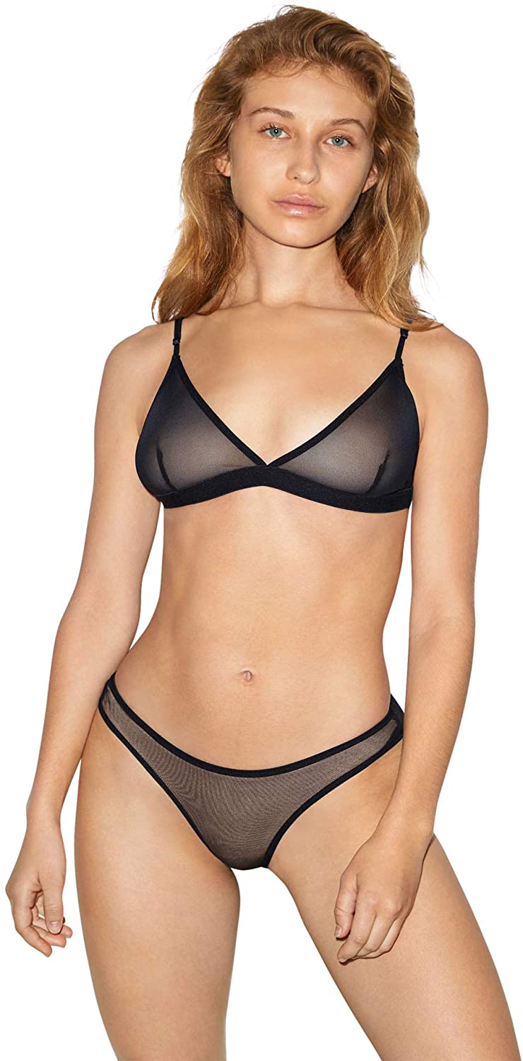 Price:$18.00    American Apparel Women's Stretch Mesh Brief  Clothing