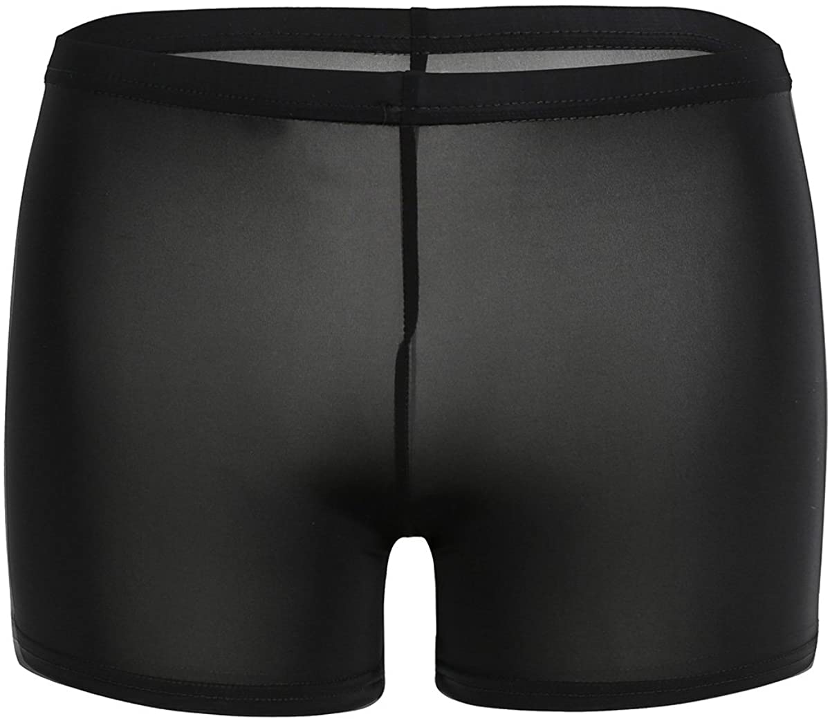 Price:$13.95 ranrann Women's Lingerie See Through Mesh Sheer Boyshorts Boxer Briefs Underwear Black A One_Size at Amazon Women’s Clothing store