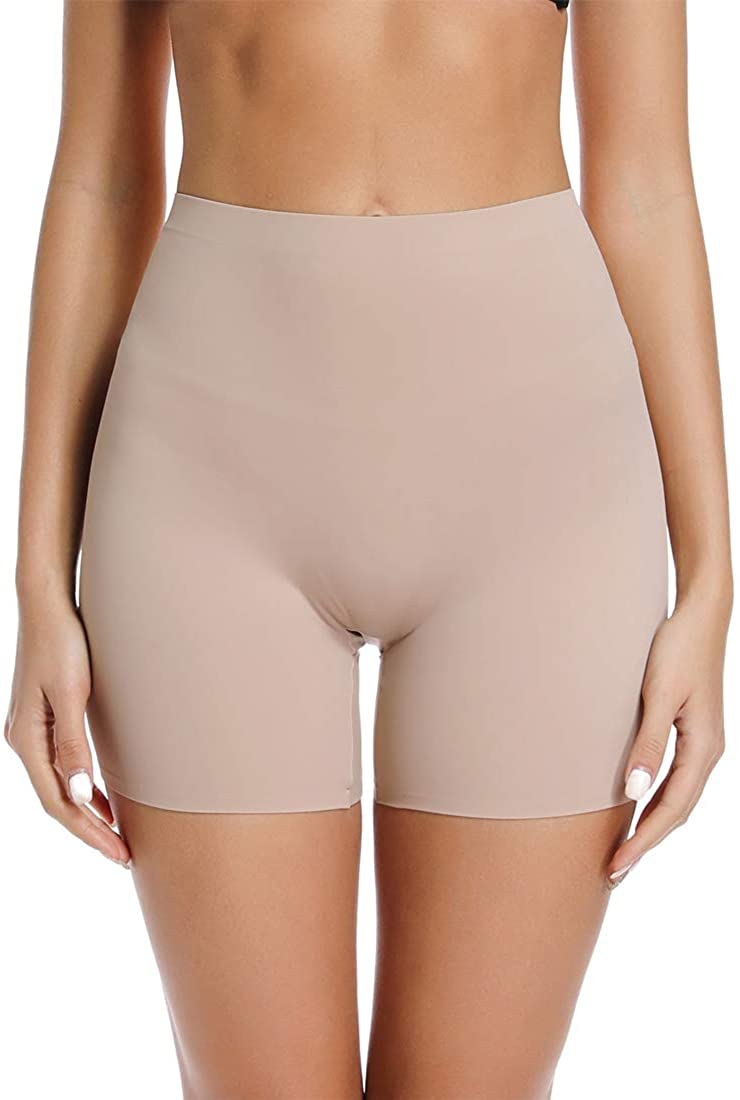 Price:$13.99 Seamless Boyshorts Panties for Women Anti Chafing Underwear Shorts Smooth Slip Short Panty at Amazon Women’s Clothing store