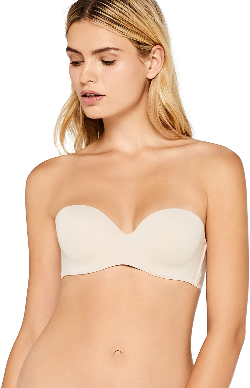Price:$15.99    Amazon Brand - Iris & Lilly Women's Strapless Bra  Clothing