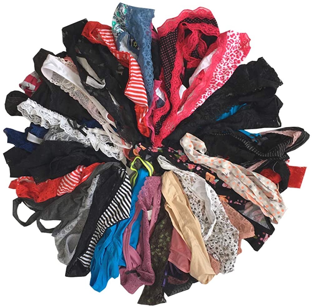 Price:$18.99    Nightaste Variety of Womens Thong Underwear Multi Pack Cotton Gstringsthongs Assorted Lace T-Back Tanga Panties for Ladies  Clothing