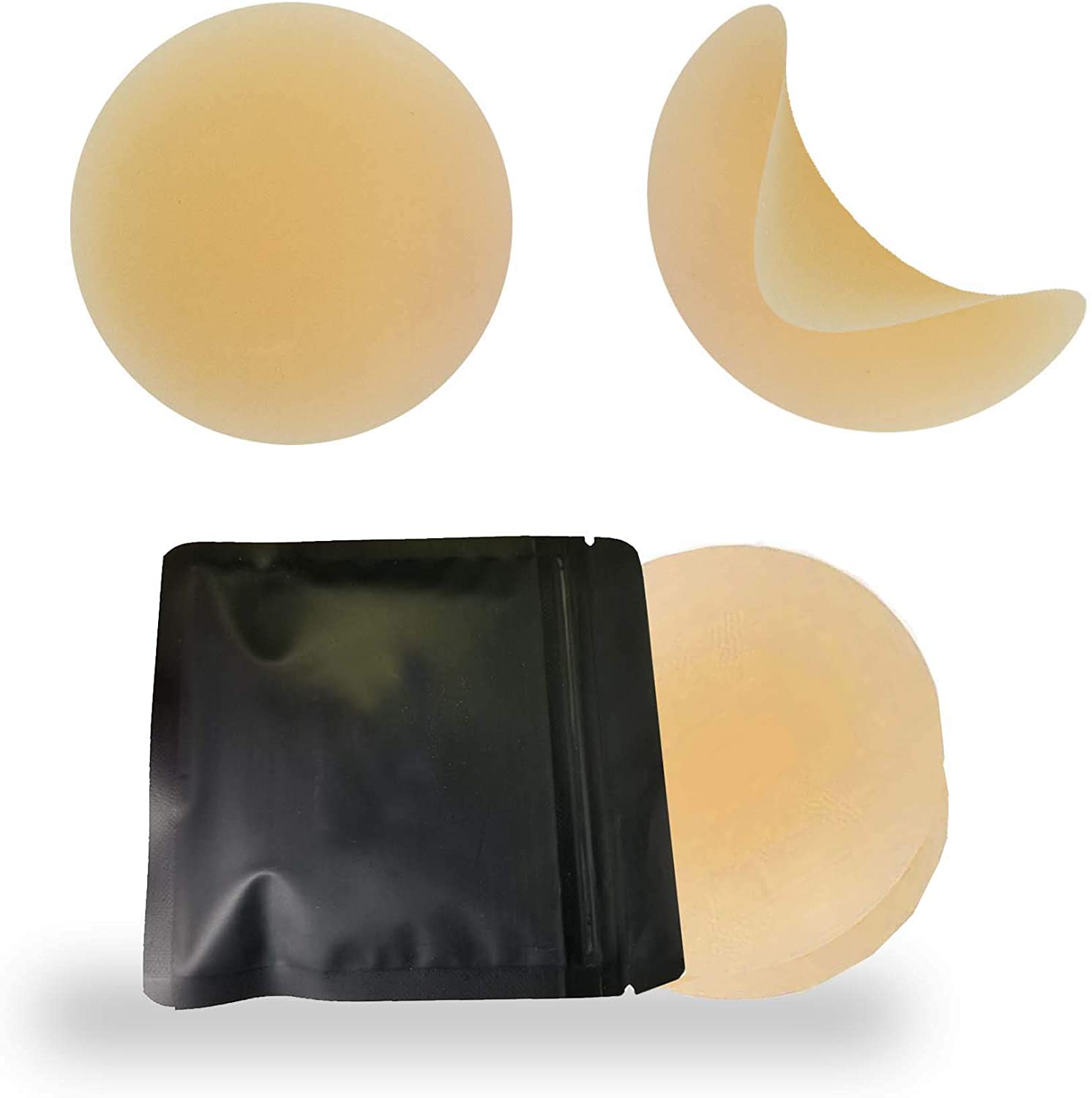 Price:$11.99 Pinky Petals Pasties Nipple Covers for Women, Reusable Silicone Breast Sticky Nipplecovers Nude at Amazon Women’s Clothing store