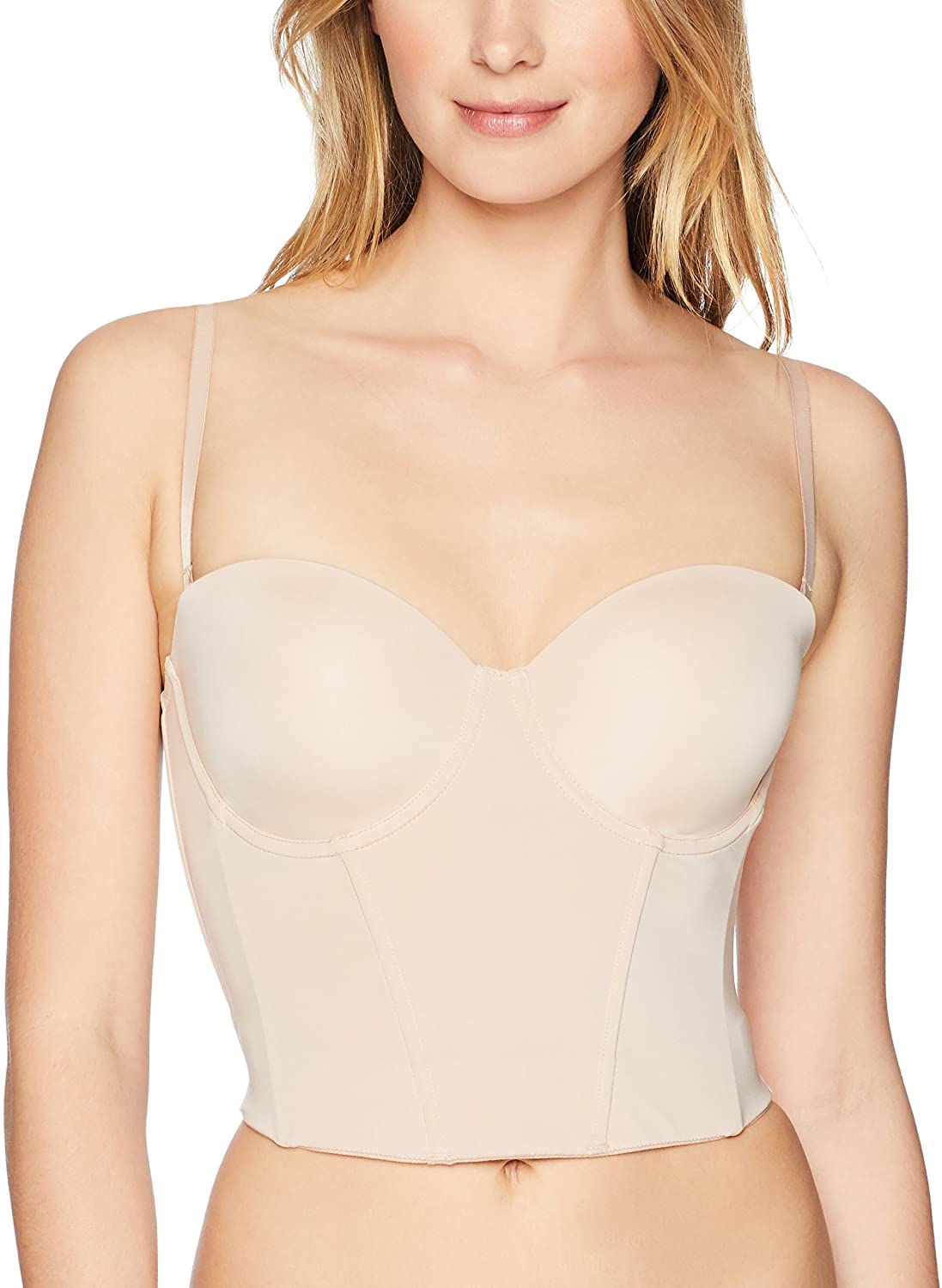 Price:$12.47 OnGossamer Beautifully Basic Bustier Bra at Amazon Women’s Clothing store
