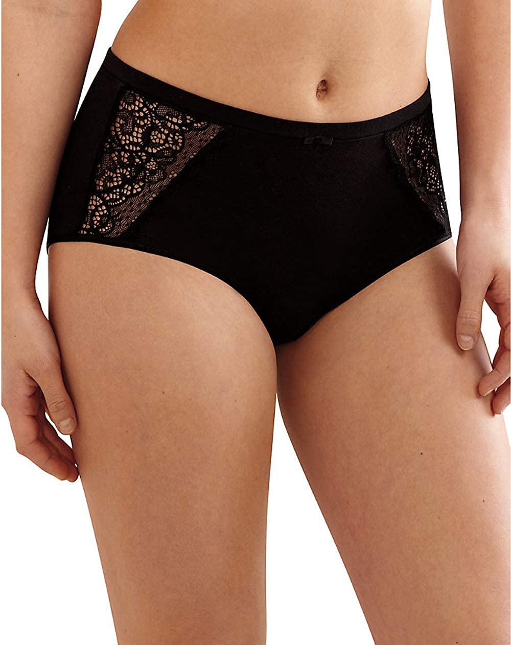 Price:$7.72 Bali Women's Cotton Desire W/ Lace Brief at Amazon Women’s Clothing store