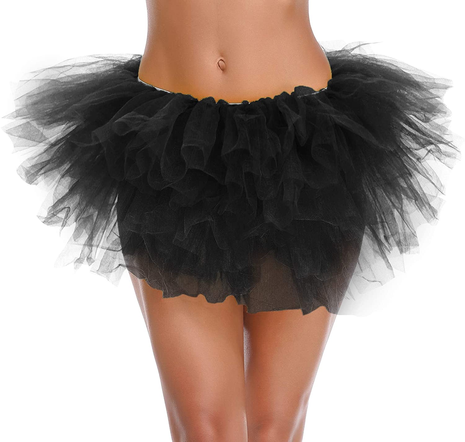 Price:$6.99 v28 Women's Teen‘s 1950s Vintage Tutu Tulle Petticoat Ballet Bubble Skirt at Amazon Women’s Clothing store
