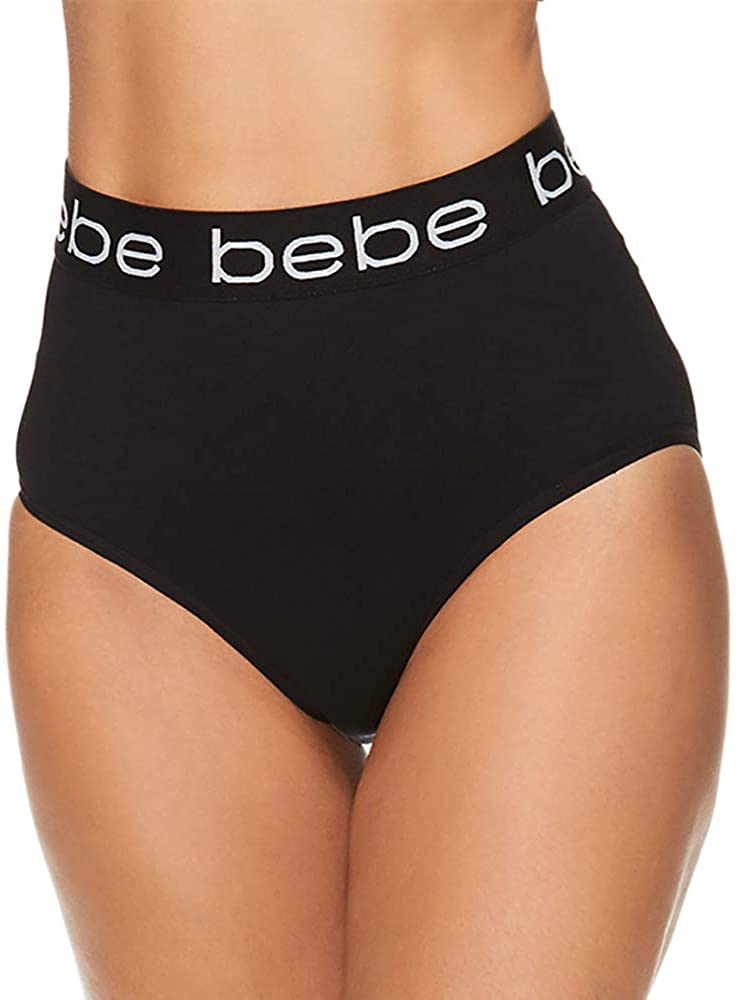 Price:$7.99 bebe Womens Tag Free Seamless High Waist Shaping Panties at Amazon Women’s Clothing store
