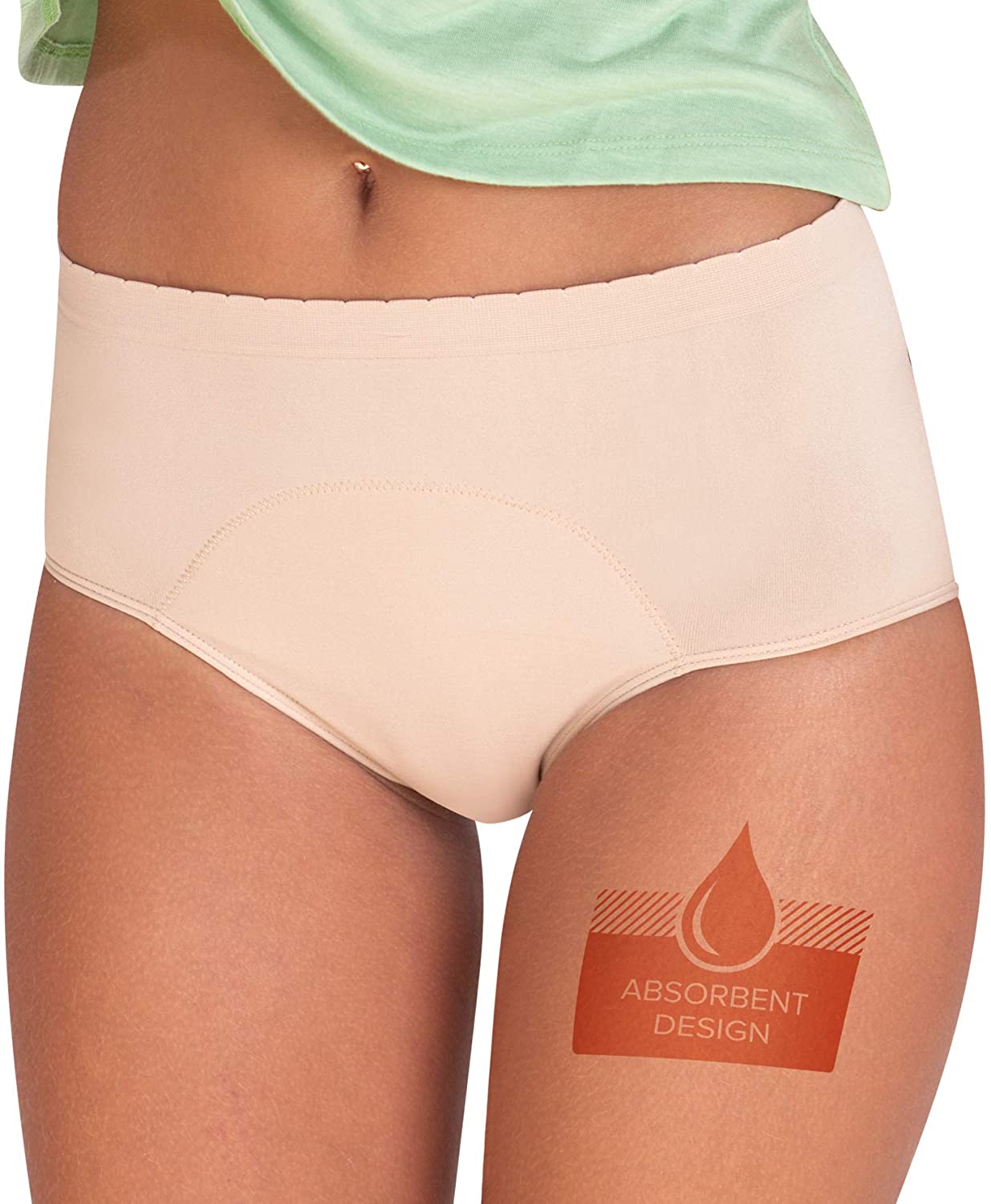 Price:$24.95 Anigan EvaWear Brief, Tampon Replacement, Premium Quality, Absorbent Menstrual Period Panty at Amazon Women’s Clothing store