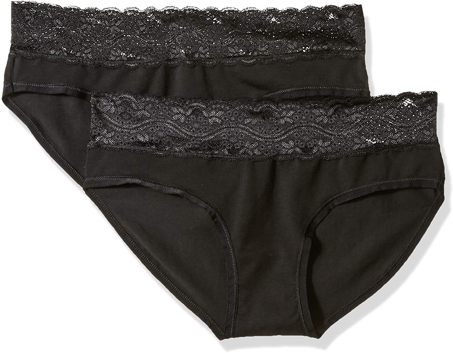 Price:$23.99 Pact Women's Organic Cotton Lace Hipster Panties (2 Pack) at Amazon Women’s Clothing store