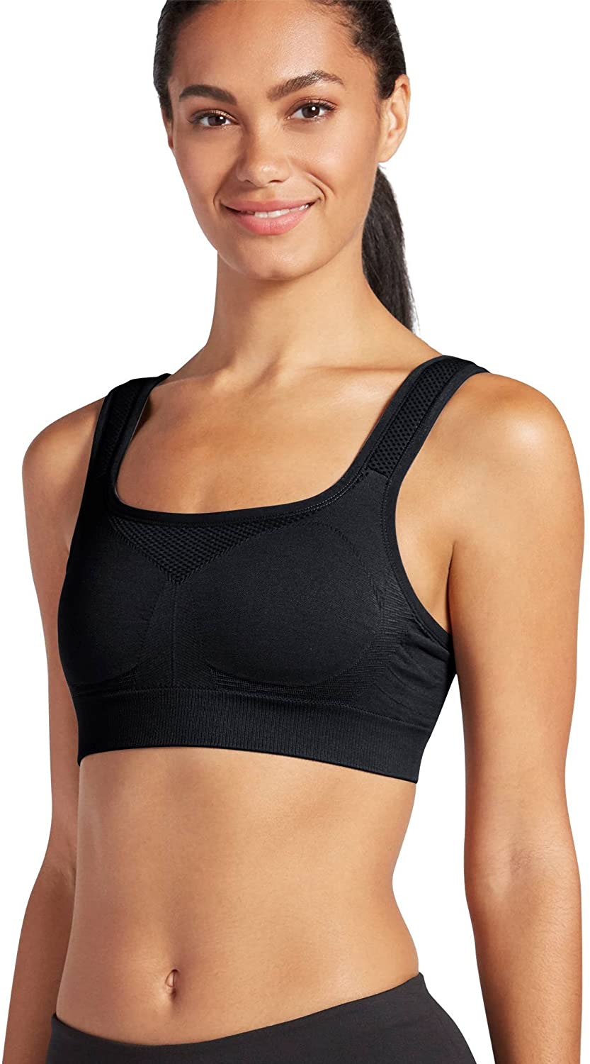 Price:$22.42 Jockey Women's High-Impact Seam Free Sports Bra at Amazon Women’s Clothing store