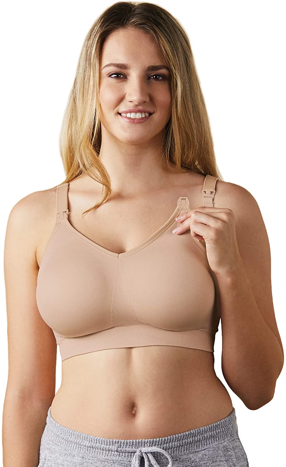 Price:$44.08 BRAVADO! DESIGNS Women's Body Silk Seamless Nursing Bra and Maternity Bra, Butterscotch, Medium - Full Cup at Amazon Women’s Clothing store