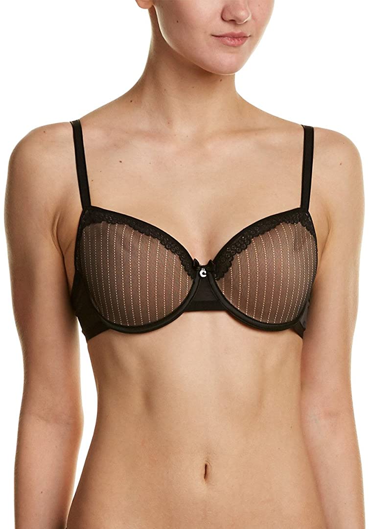 Price:$71.94 Chantelle Lingerie Womens Chantelle Evidence Padded Bra, 30E (Dd Us), Black at Amazon Women’s Clothing store