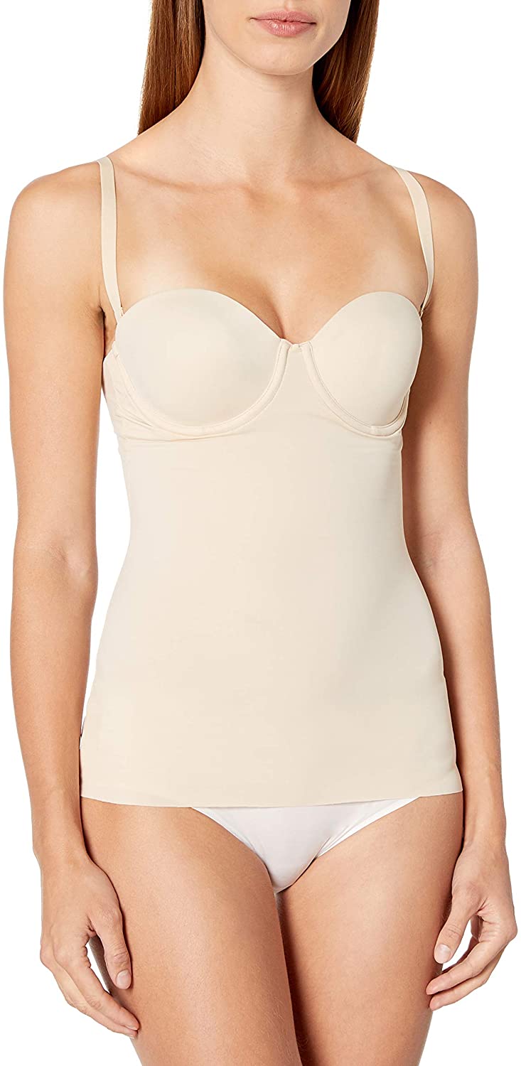 Price:$18.50 Flexees Women's Maidenform Shapewear Endlessly Smooth Foam Cup Cami at Amazon Women’s Clothing store