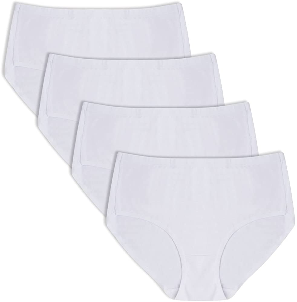 Price:$10.99 Closecret Women Comfort Cotton Underwear Classic Full Coverage Breathable Briefs Panties Underpants Multipack at Amazon Women’s Clothing store