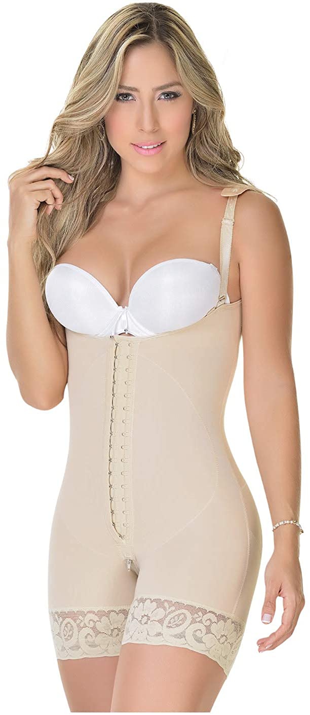 Price:$83.99 M&D 0468 Full Body Slimming Mid-Thigh Shaper | Fajas Colombianas Reductoras at Amazon Women’s Clothing store
