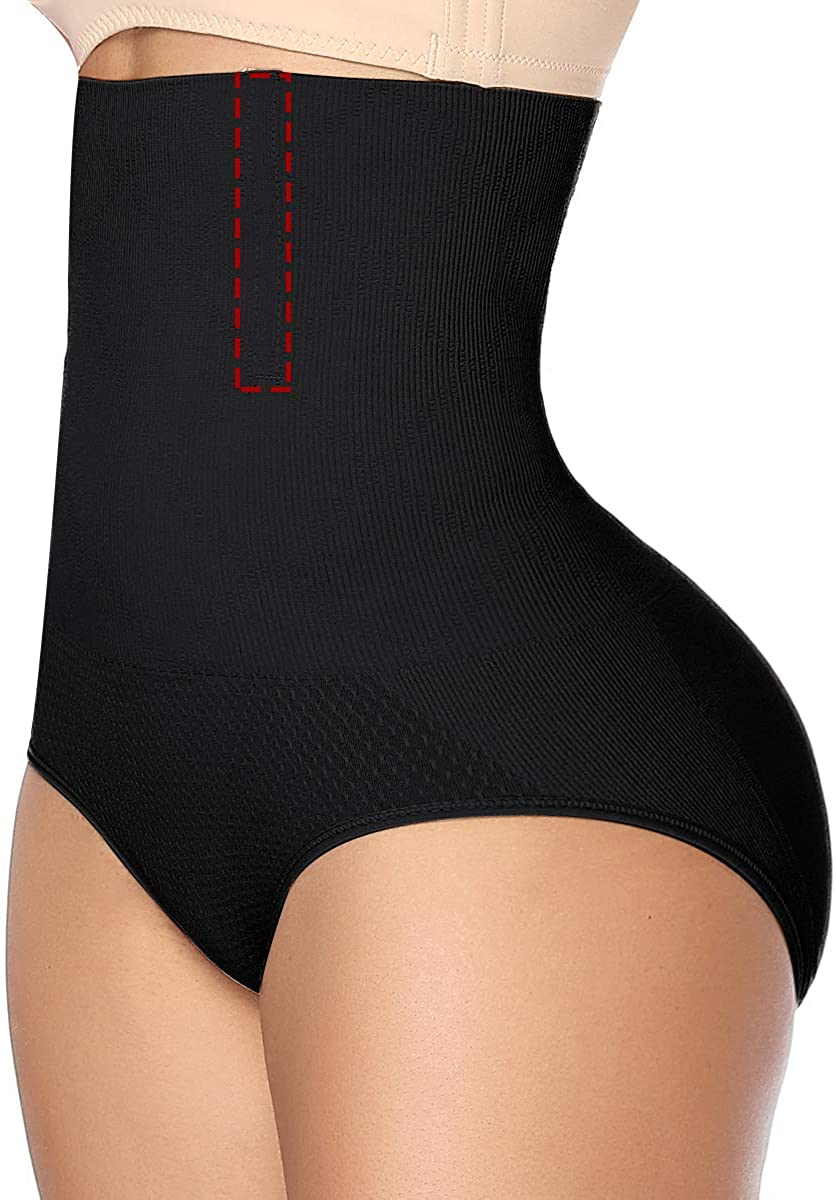 Price:$18.99 SLIMBELLE High Waist Trainer Tummy Control Shapewear Panty Butt Lifter Body Shaper Briefs Slimmer Underwear for Women at Amazon Women’s Clothing store