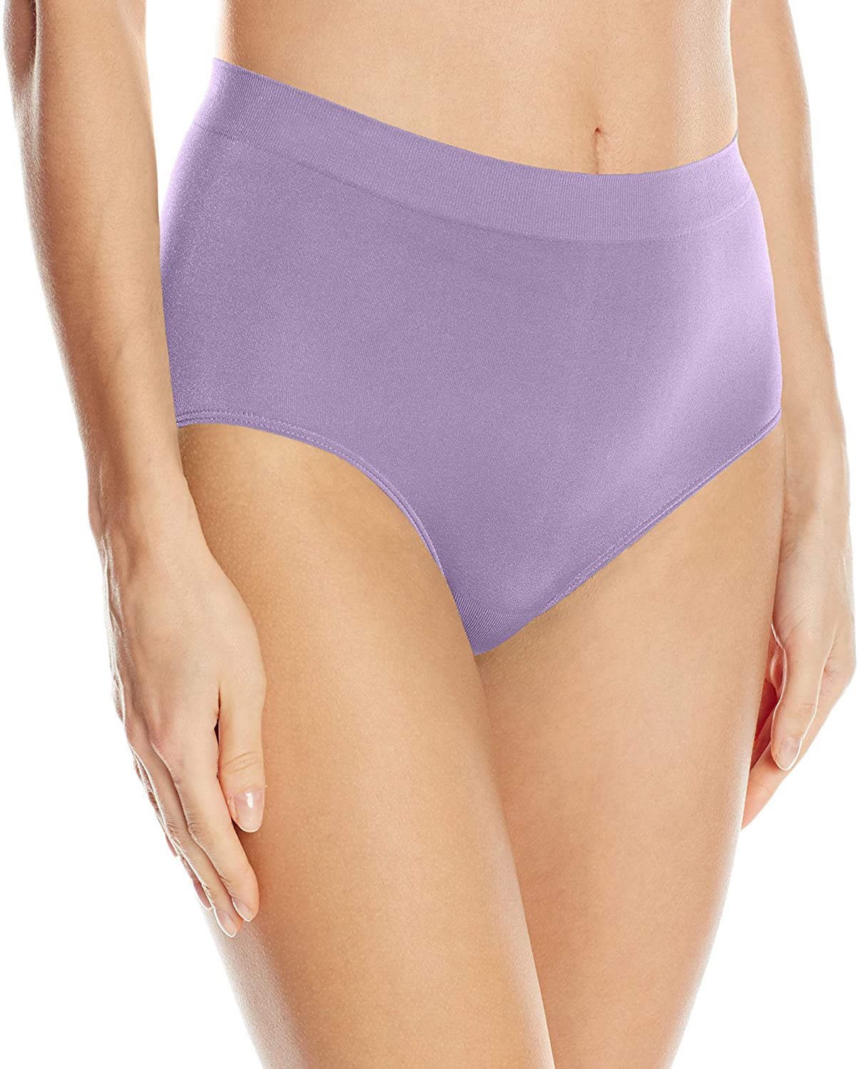 Price:$15.00 Wacoal Women's B-Smooth Brief Panty, Chalk Violet, 3X-Large at Amazon Women’s Clothing store