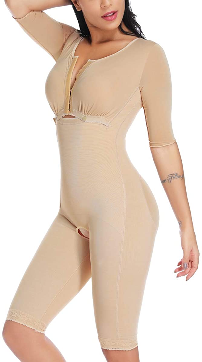 Price:$51.98 SLIMBELLE Women Full Shapewear Bodysuit Post Surgery Fajas Compression Garment Firm Control Bodysuit Shaper After Liposuction at Amazon Women’s Clothing store