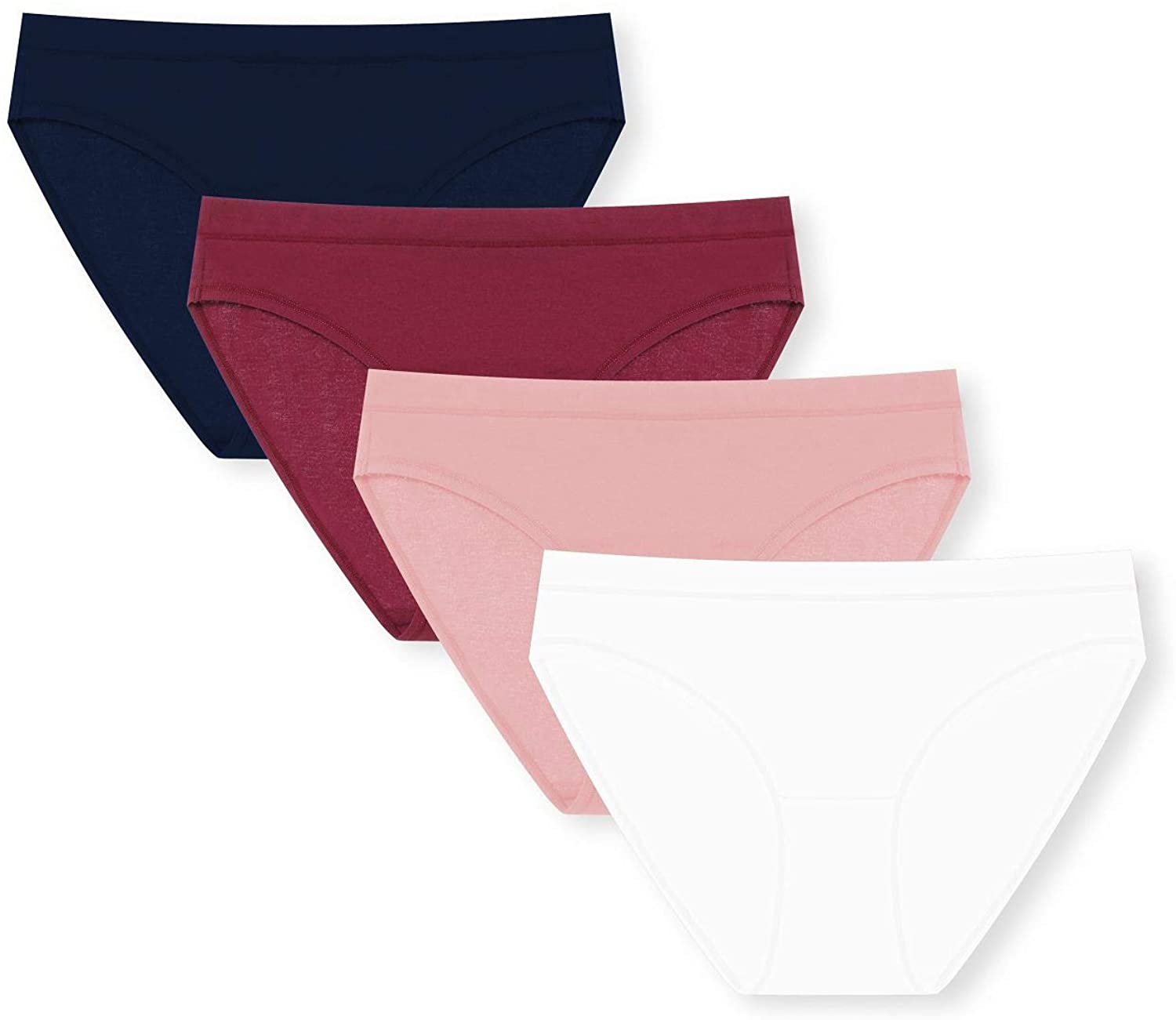 Price:$16.99 Halcurt Women's Underwear, Low Rise Cotton Underwear for Women, Soft Stretch Panties, Multi-Colors Hipster Briefs 4 Pack at Amazon Women’s Clothing store