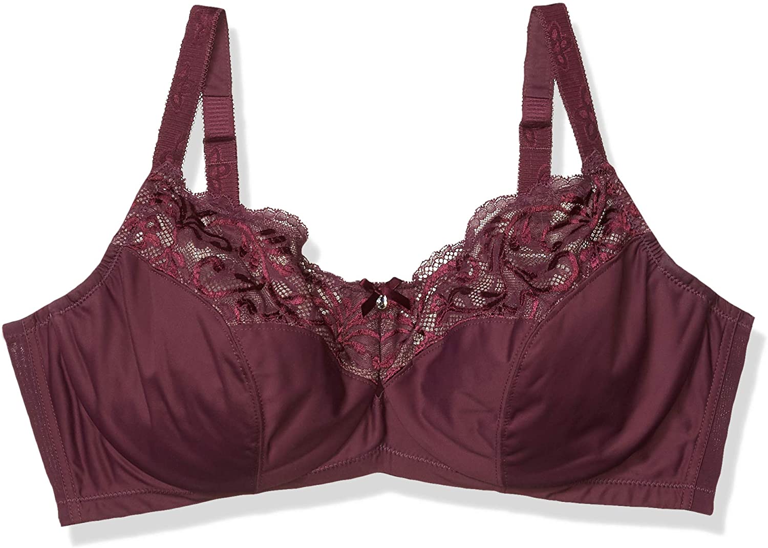 Price:$19.03 Bramour by Glamorise Women's Full Figure Plus Size Luxury Underwire Low Cut Keyhole Bra-Tribeca #7006 at Amazon Women’s Clothing store