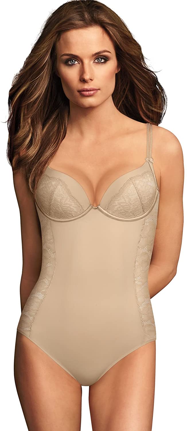 Price:$35.94 Maidenform Women's Firm Foundations Lift Cup BodyBriefer, Latte Lift, 38D at Amazon Women’s Clothing store