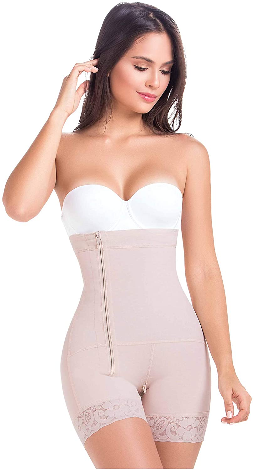 Price:$65.99 MARIAE 9143 Slimming Boyshorts Strapless Shapewear Bodysuit | Fajas Colombianas at Amazon Women’s Clothing store