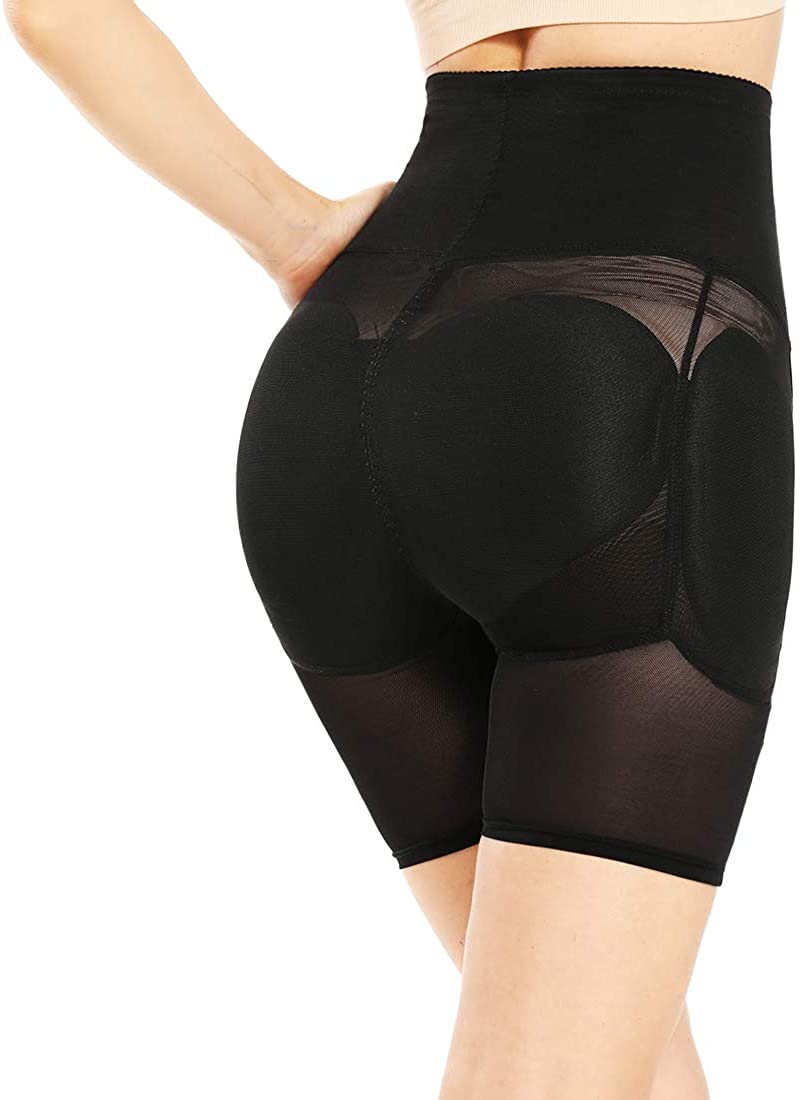 Price:$19.99 High Waist Butt Lifter Shapewear Panties for Women Tummy Control Padded Underwear Seamless Body Shaper at Amazon Women’s Clothing store
