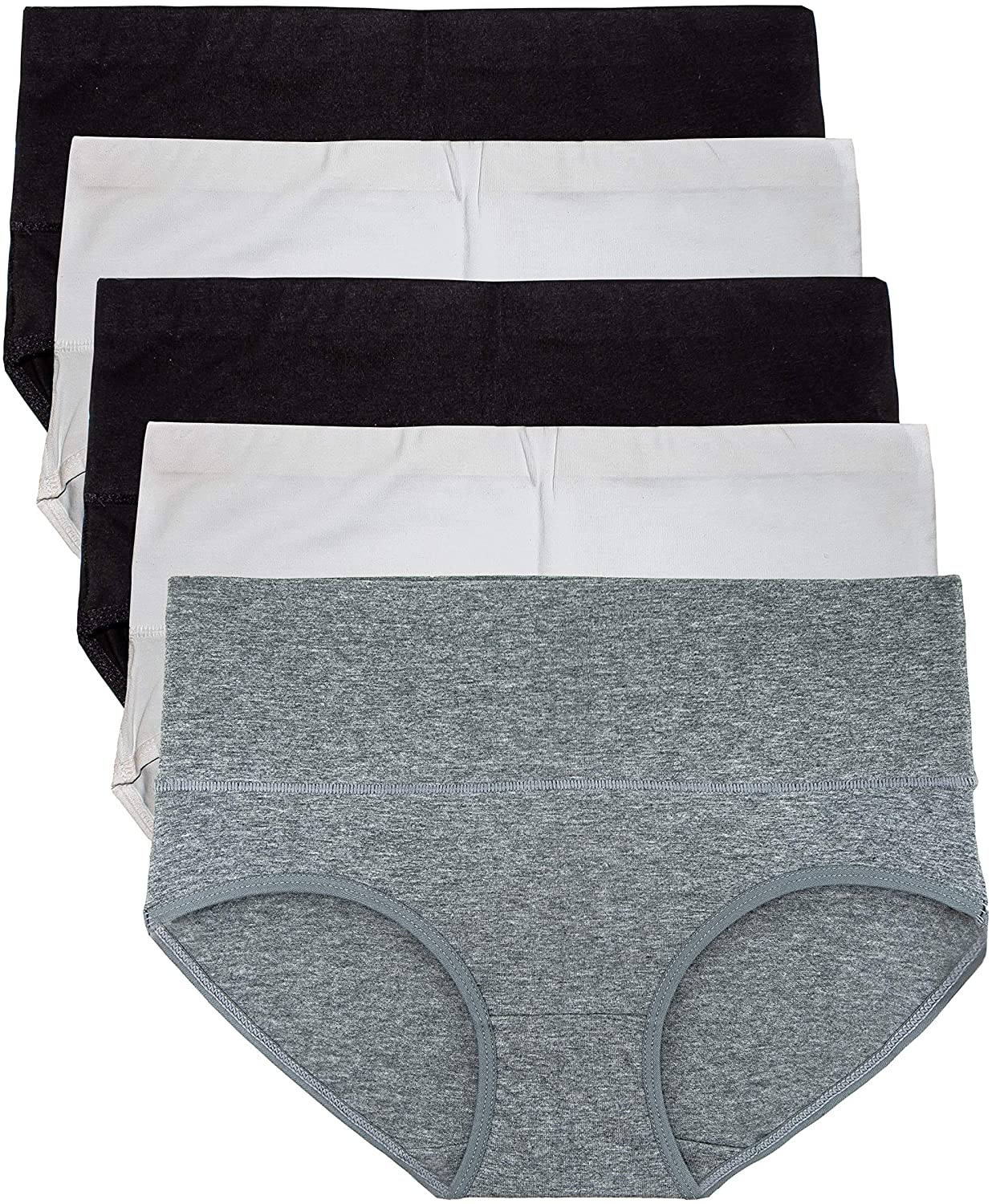Price:$25.99 Cotton Underwear for Women Breathable, Soft, Stretchy Briefs Panties Regular & Plus Size Multipack at Amazon Women’s Clothing store