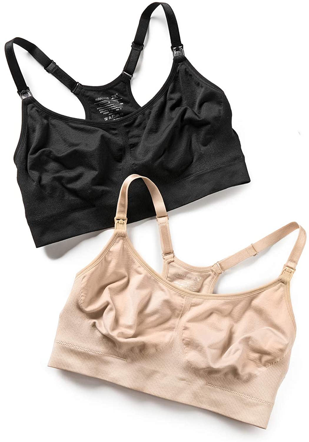 Price:$18.99 Gratlin Women's Racerback Support Seamless Maternity Nursing Bra at Amazon Women’s Clothing store