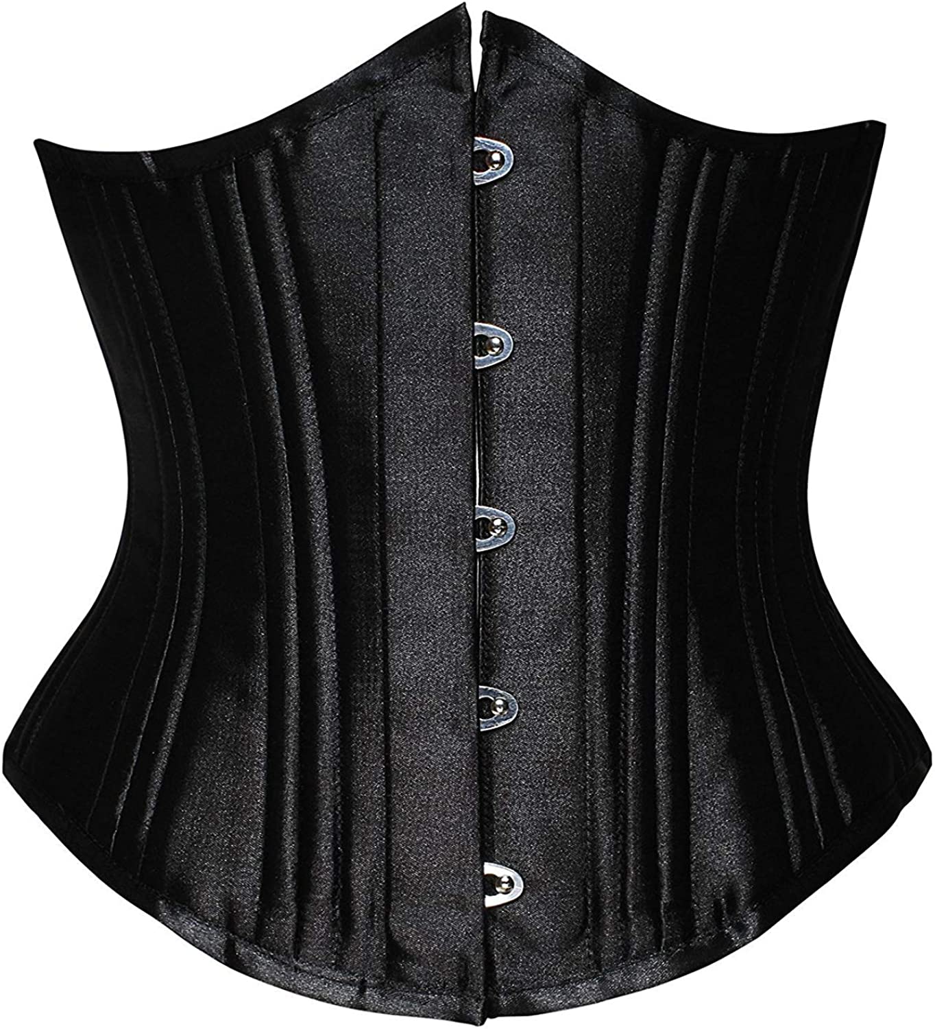 Price:$44.99 SHAPERX Women's Waist Training Corsets Underbust Heavy Duty 26 Steel Boned Hourglass Silhouette Body Shaper, SZ1908-Black-L at Amazon Women’s Clothing store