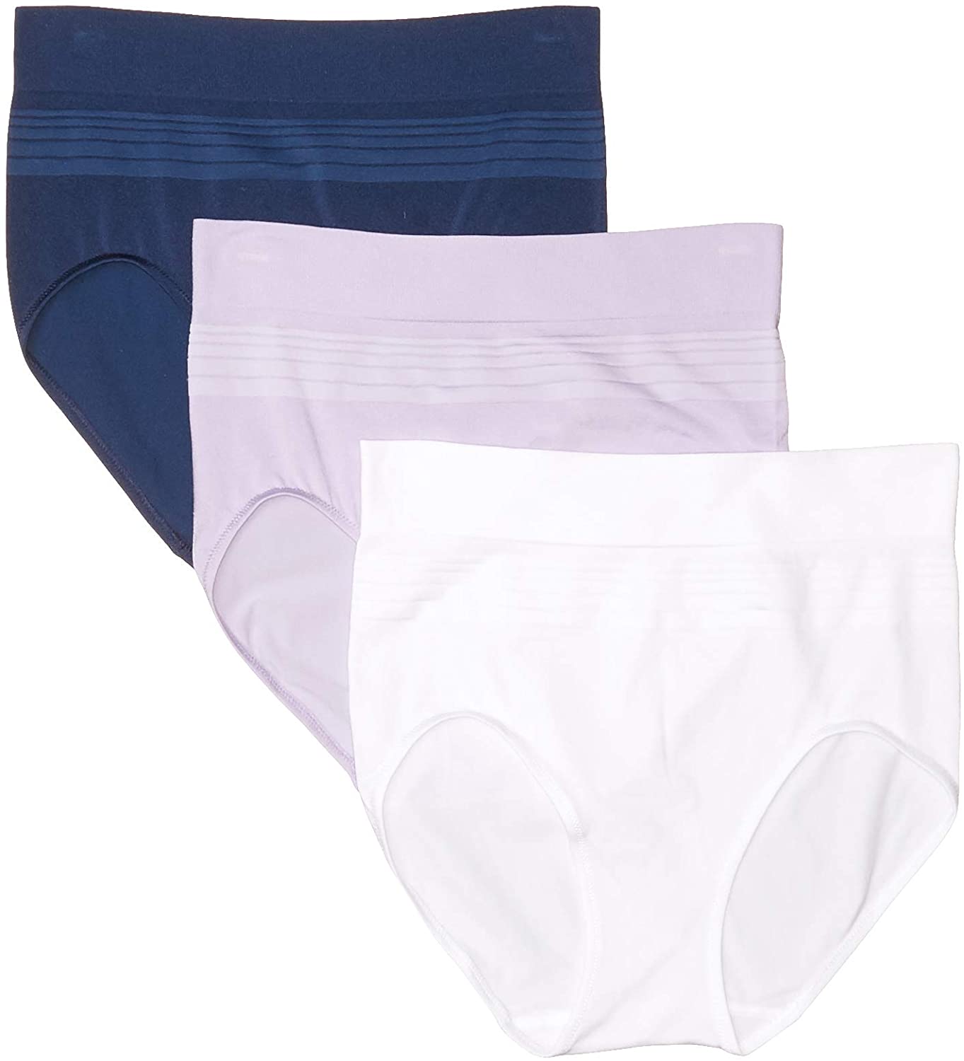 Price:$11.96 Warner's Women's Blissful Benefits Seamless Brief Panty 3 Pack at Amazon Women’s Clothing store